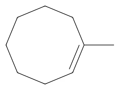 1-Methylcyclooct-1-ene structure