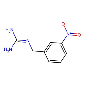 N-((3-Nitrophenyl)methyl)guanidine structure
