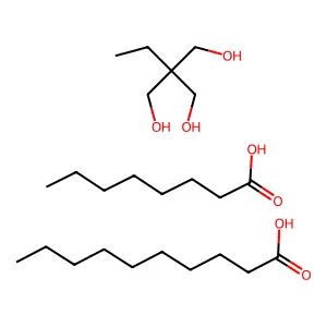 Decanoic acid, mixed triesters with octanoic acid and trimethylolpropane structure