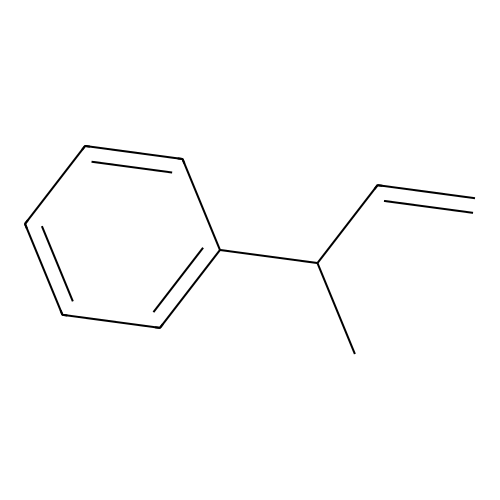 (But-3-en-2-yl)benzene structure