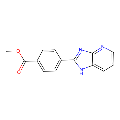 Methyl 4-(3H-imidazo[4,5-b]pyridin-2-yl)benzoate structure