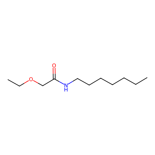 2-ethoxy-N-heptylacetamide structure