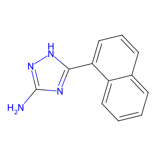 5-(naphthalen-1-yl)-4H-1,2,4-triazol-3-amine structure