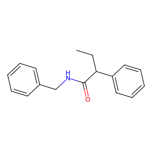N-benzyl-2-phenylbutanamide structure