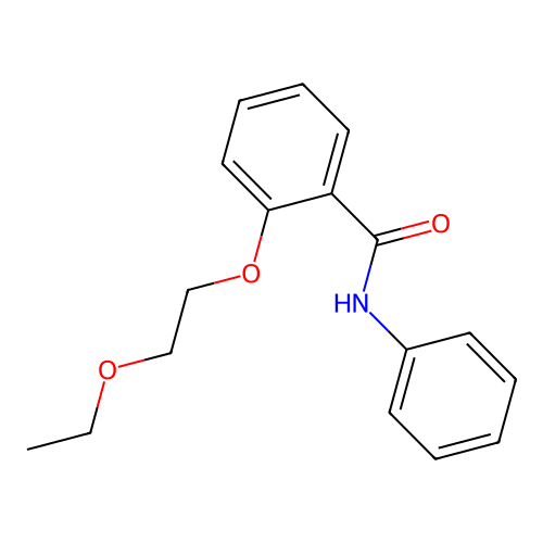 2-(2-ethoxyethoxy)-N-phenylbenzamide structure