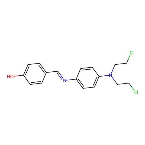 4-[[4-[Bis(2-chloroethyl)amino]anilino]methylidene]cyclohexa-2,5-dien-1-one structure