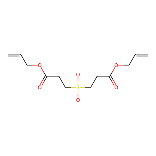 Diprop-2-en-1-yl 3,3'-sulfonyldipropanoate structure