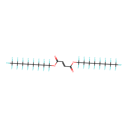 1,4-bis(Perfluorooctyl) fumarate structure