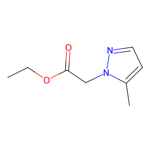 (5-Methyl-pyrazol-1-yl)-acetic acid ethyl ester structure