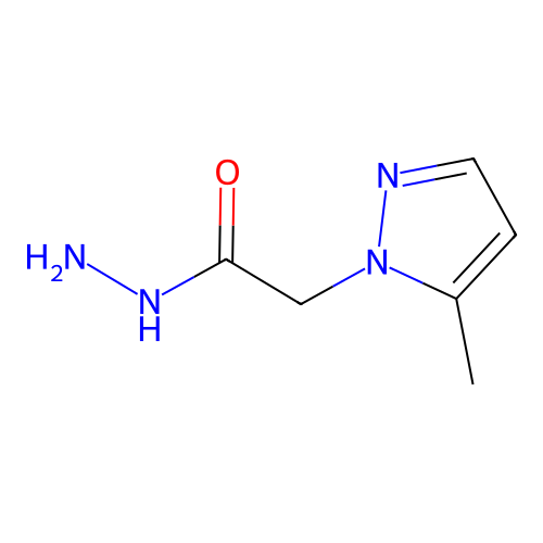 2-(5-methyl-1H-pyrazol-1-yl)acetohydrazide structure