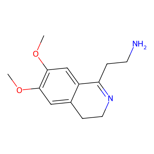 2-(6,7-二甲氧基-3,4-二氢异喹啉基)乙胺 structure