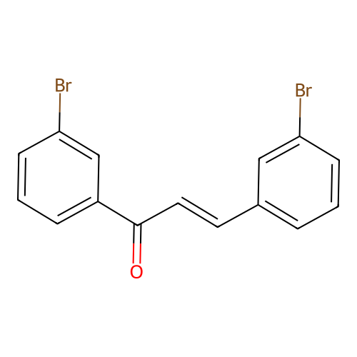 1,3-Bis(3-bromophenyl)prop-2-en-1-one structure