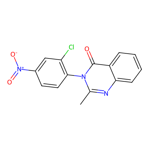 3-(2-Chloro-4-nitrophenyl)-2-methyl-4(3H)-quinazolinone structure