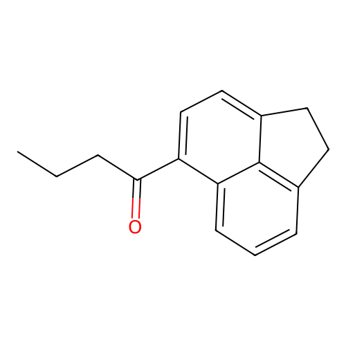1-(1,2-Dihydroacenaphthylen-5-yl)butan-1-one structure