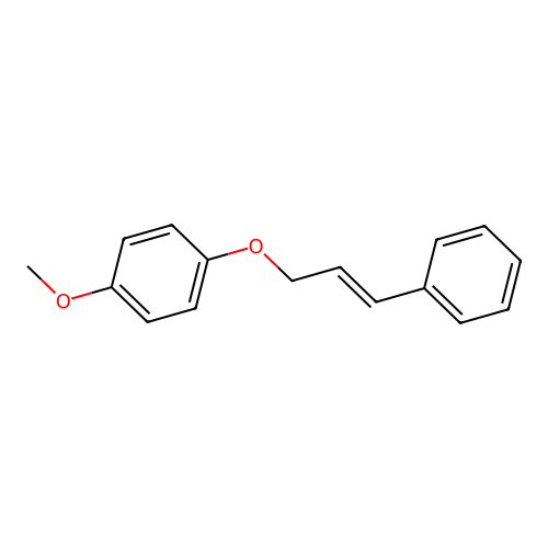 1-Methoxy-4-((E)-3-phenyl-allyloxy)-benzene structure