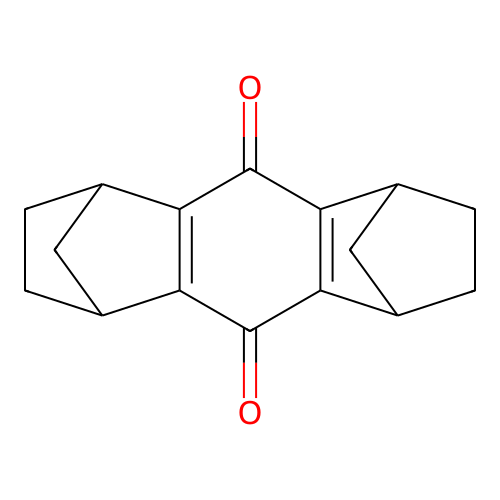 1,2,3,4,5,6,7,8-Octahydro-1,4:5,8-dimethanoanthracene-9,10-dione structure