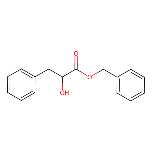 Benzyl 2-hydroxy-3-phenylpropanoate structure