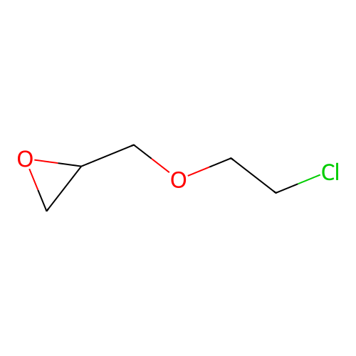 2-(2-Chloroethoxymethyl)oxirane structure
