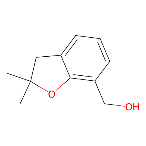 (2,2-Dimethyl-2,3-dihydro-1-benzofuran-7-yl)methanol structure