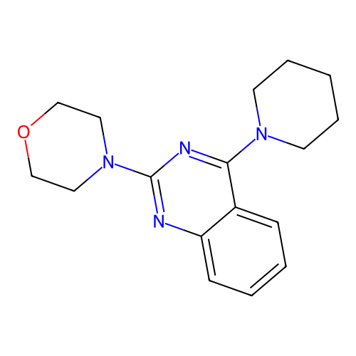 4-(4-Piperidin-1-ylquinazolin-2-yl)morpholine structure