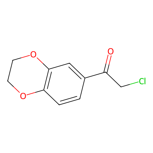 6-Chloroacetyl-1,4-benzodioxane structure