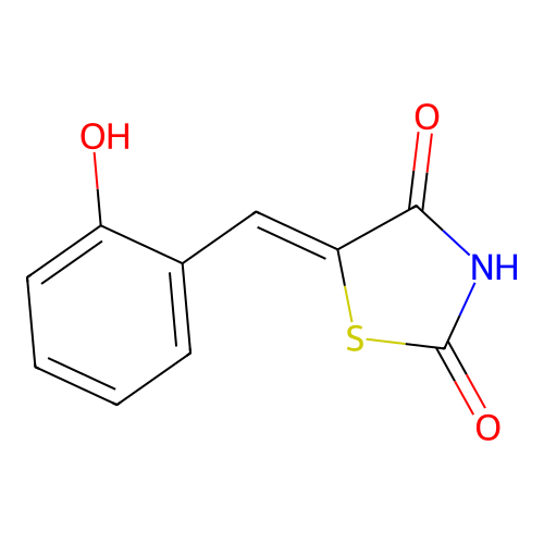 5-[(2-Hydroxyphenyl)methylidene]-1,3-thiazolidine-2,4-dione structure