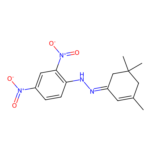 Isophorone (DNPH Derivative) structure