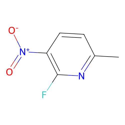 2-Fluoro-6-methyl-3-nitropyridine structure