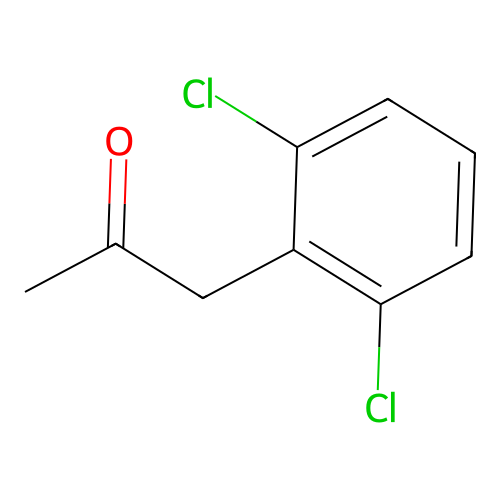 1-(2,6-Dichlorophenyl)propan-2-one structure