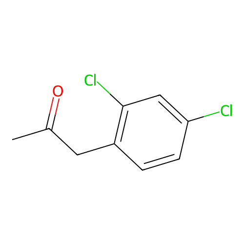 2,4-Dichlorophenylacetone structure