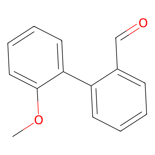2'-Methoxy-biphenyl-2-carbaldehyde structure