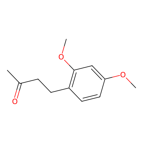 4-(2,4-Dimethoxyphenyl)butan-2-one structure