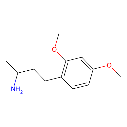 4-(2,4-Dimethoxyphenyl)butan-2-amine structure