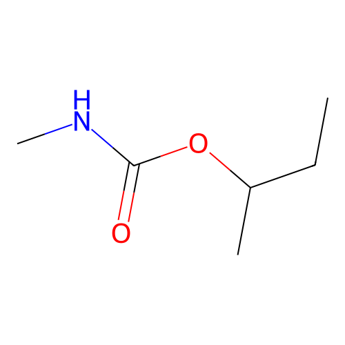 sec.-Butyl N-methyl carbamate structure
