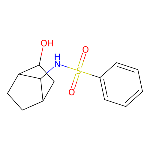 N-(2-Hydroxybicyclo[2.2.1]heptan-7-yl)benzenesulfonamide structure