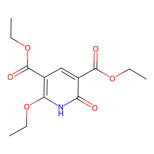 Diethyl 6-ethoxy-2-oxo-1,2-dihydro-3,5-pyridinedicarboxylate structure