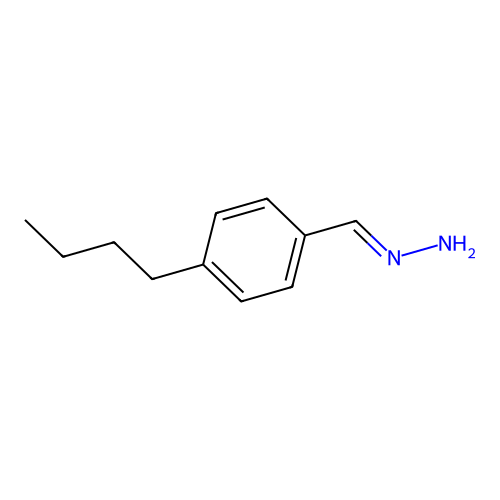 4-Butylbenzaldehyde hydrazone structure