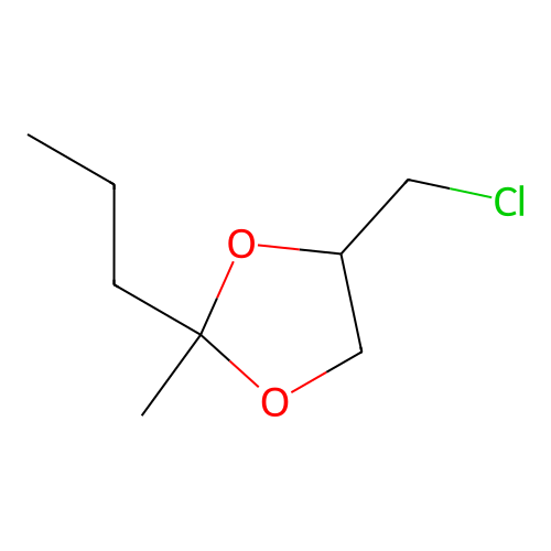 4-(Chloromethyl)-2-methyl-2-propyl-1,3-dioxolane structure