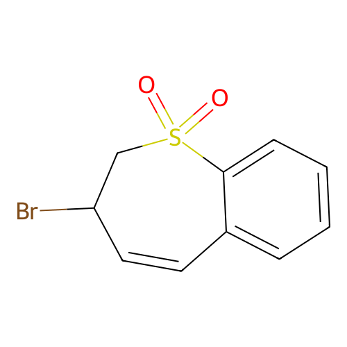 3-Bromo-2,3-dihydro-1H-1lambda~6~-benzothiepine-1,1-dione structure