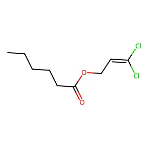 3,3-Dichloroprop-2-en-1-yl hexanoate structure