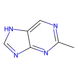 2-Methyl-9H-purine structure