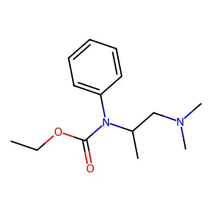 Carbanilic acid, N-(2-(dimethylamino)-1-methylethyl)-, ethyl ester structure