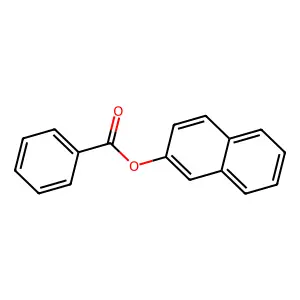 2-Naphthyl benzoate structure