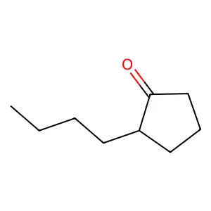 Cyclopentanone, 2-butyl- structure
