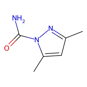 3,5-Dimethyl-1H-pyrazole-1-carboxamide structure