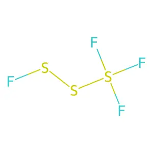 1,3-二氟三硫烷-1,1-二氟化物 structure