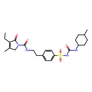 格列美脲 structure