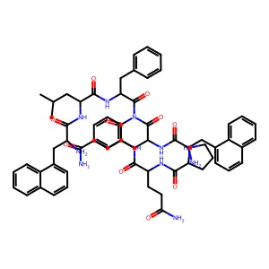 substance P (4-11), Pro(4)-Npa(7,9)-Phe(11)- structure