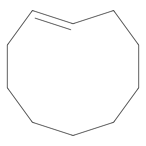 Cyclodecene, (E)- structure