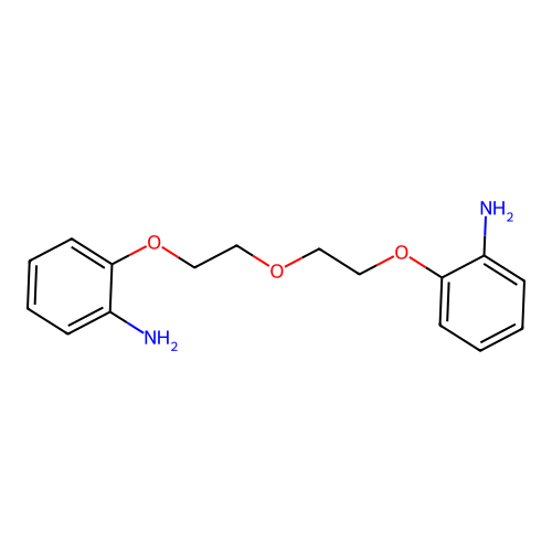2-[2-[2-(2-Aminophenoxy)ethoxy]ethoxy]aniline structure